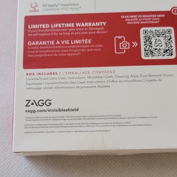 ZAGG Invisible Sheild Apple Watch Screen Protector 44mm - Clear - Picture 5 of 11